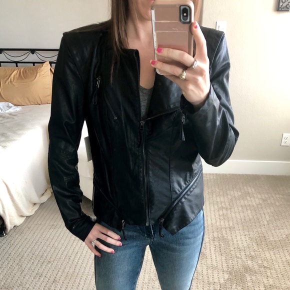 Blank NYC Jackets & Blazers - NWT BlankNYC Faux Leather Moto Jacket